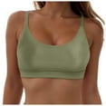 thumbnail image 1 of vigerkar Women Bikini Tops Scoop Neck Bathing Suits Top Padded Swim Crop Tops Only 2025 AG, L, 1 of 9