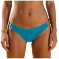 thumbnail image 1 of vigerkar Women O Ring Bikini Bottoms Full Coverage Swimsuit Bottom Low Waist Low Rise Bathing Suit (Sky Blue, M), 1 of 6