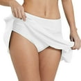 thumbnail image 1 of vigerkar Women Swim Skirt Tummy Control Swimsuit Skirt High Waisted Bathing Suit Bottom White, S, 1 of 5