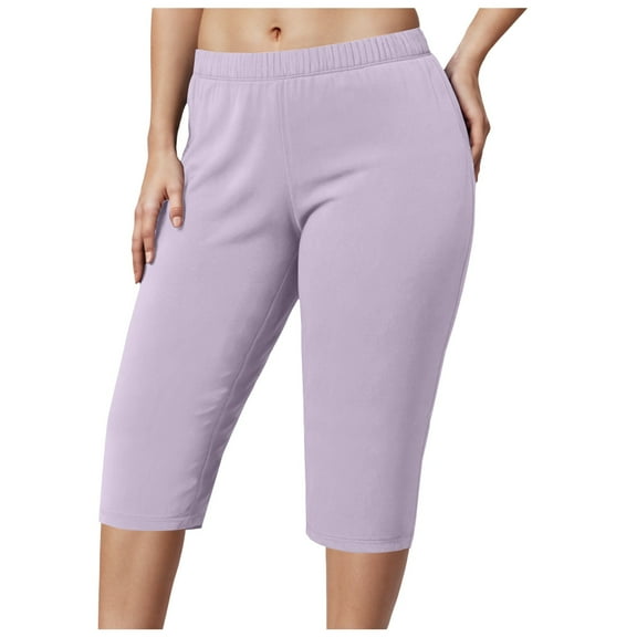 vigerkar Women's Biker Capri Shorts Workout Sports High Waisted Shorts Solid Stretch Light Quick Dry Comfort Shorts Leggings PP1, 4XL