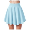 thumbnail image 1 of vigerkar Women's Casual Skirt 2025, Stretchy High Waist Aline Mini Skater Skirts Light Blue, M, 1 of 4