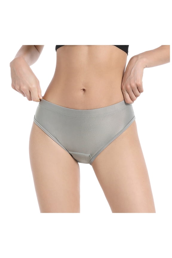 Women's Cycling Underwear Bike Shorts Biking Undershorts Bicycle Briefs with Gel Padded Grey, M