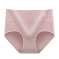 thumbnail image 1 of vigerkar Women's High Waist Cotton Underwear - Antibacterial & Breathable Panties with Tummy Control & Lifting Design Pink, M, 1 of 6