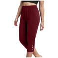 thumbnail image 1 of vigerkar Women's Joggers Pants Elastic Waist Athletic Leggings Loose Fit Tapered Lounge Pants for Workout Yoga Running RD1, S, 1 of 7