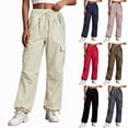 thumbnail image 1 of vigerkar Women's Quick Dry Hiking Cargo Pants Joggers Cotton Casual Work Pants with Pockets (Coffee, S), 1 of 8