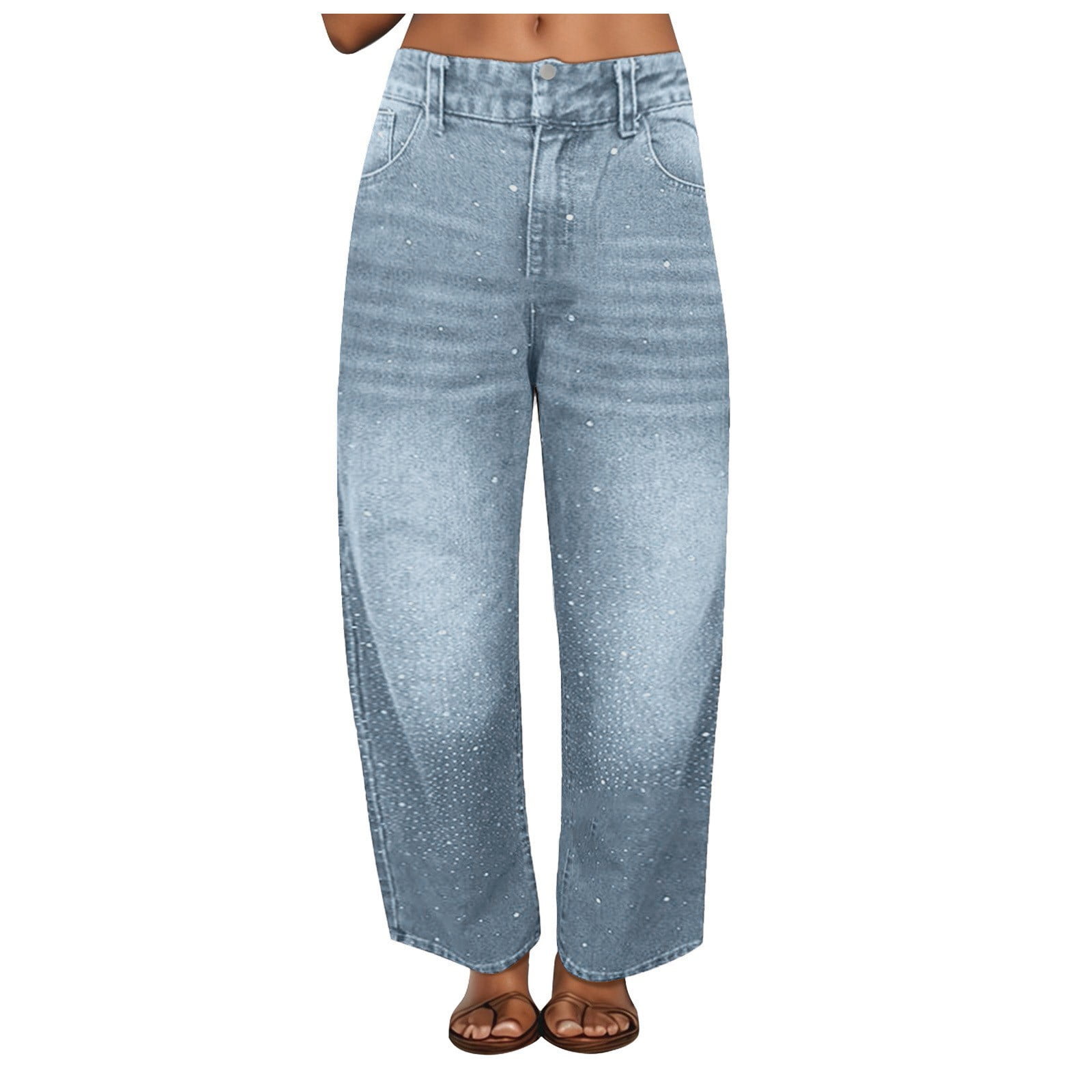 パンツ \"Glitter Swag Baggy Denim\" パンツ 