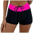 thumbnail image 1 of vigerkar Women's Swim Board Shorts Beach Sporty Swimsuit Bottoms Quick Dry Boy Shorts Hot Pink, S, 1 of 7