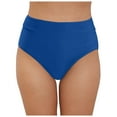 thumbnail image 1 of vigerkar Women's Swim Bottom High Waist Retro Basic Full Coverage Bikini Tankini Swimsuit Briefs Dark Blue, XL, 1 of 8
