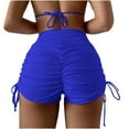 thumbnail image 1 of vigerkar Women's Swim Shorts High Waisted Bathing Suit Bottoms Swimsuit Boy Shorts Swimwear Bikini Board Shorts Blue, XXL, 1 of 6