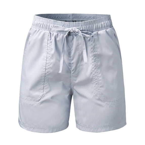vigerkar Womens Casual Shorts High Waisted 2025 Fashion Beach Cruise Shorts Cute Comfy Summer Shorts with 2 Pockets Grey, L
