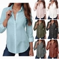 thumbnail image 1 of vigerkar Womens Dress Shirts Long Sleeve Button Down Shirt Business Casual Blouse Office Work Tops (White, S), 1 of 5