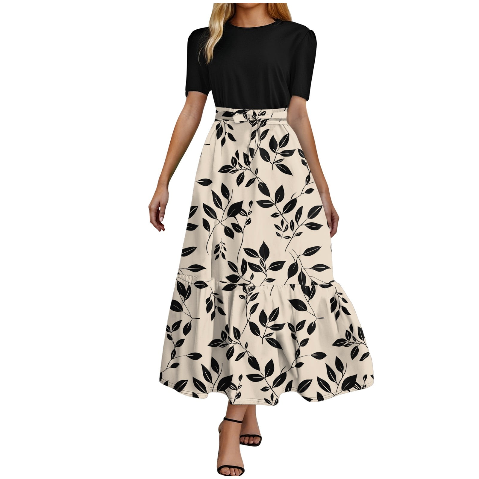 knee length dresses for ladies Verbena Floral Ingrida Surplice Maxi Dress KELLY-BLUES / Xs by Sugarlips