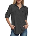 thumbnail image 1 of vigerkar Womens Shirts Long Sleeve Outdoor Sun Protection Quick Dry Hiking Shirts (Black, XL), 1 of 7