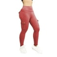 thumbnail image 1 of vigerkar Workout Cargo Leggings with Pockets for Women Hidden Scrunch Lifting Leggings Gym Yoga Pants , M, 1 of 9