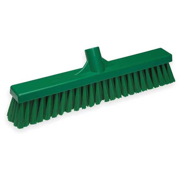 vikan 31792 push broom,head,16",green