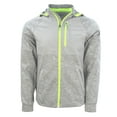 thumbnail image 1 of vineyard vines men's performance jersey mesh hoodie in gray heather $185, 1 of 3