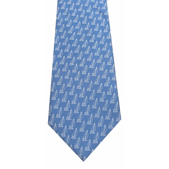 vineyard vines men's sailboat outline silk tie royal $85.00 gift box included.