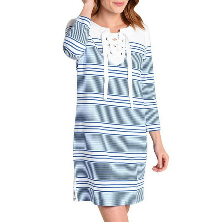 Vineyard vines shop blue lace dress