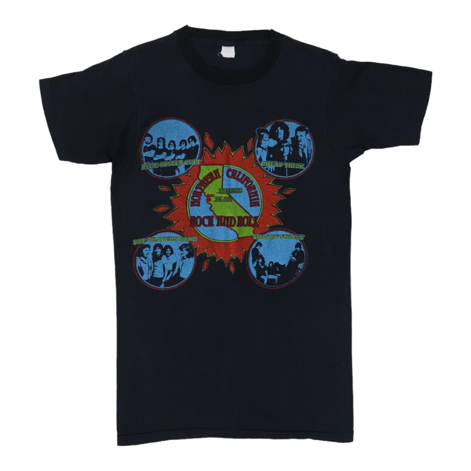 vintage 1979 Northern California Rock & Roll Festival Shirt