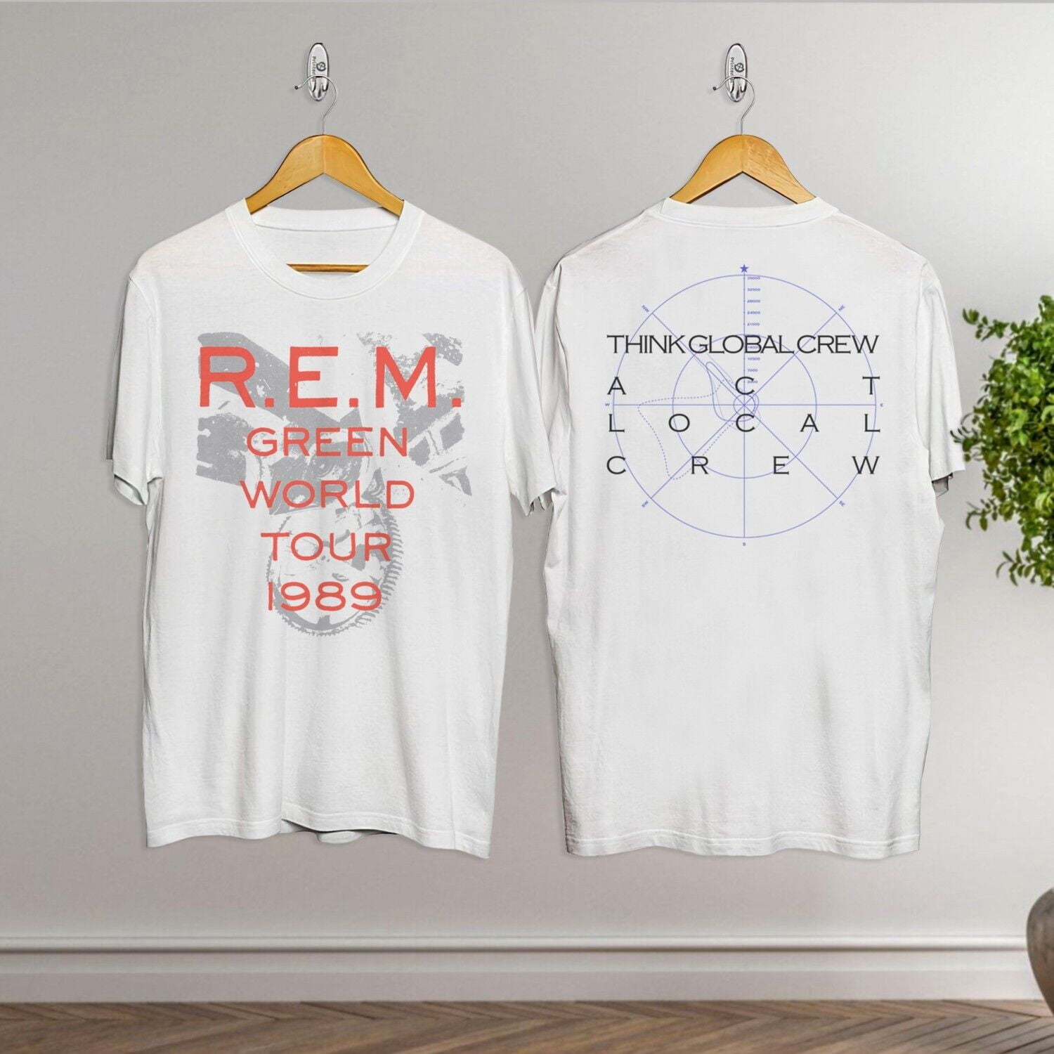 vintage 1989 REM Green World Tour Shirt