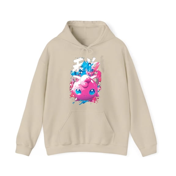 vintage A bargain for you, Canguro Anime Unisex Jigglypuff Negro Pok®dex Estilo Ink Pokemon Unisex Hoodie Up to size 4XL-TH25686