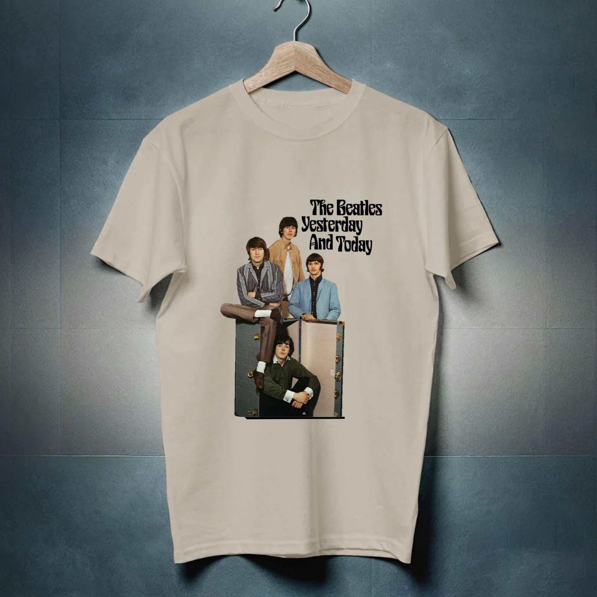 T-shirt Vintage The Beatles "Yesterday And Today" - Années 70, Made In USA - Taille S Homme, Coton