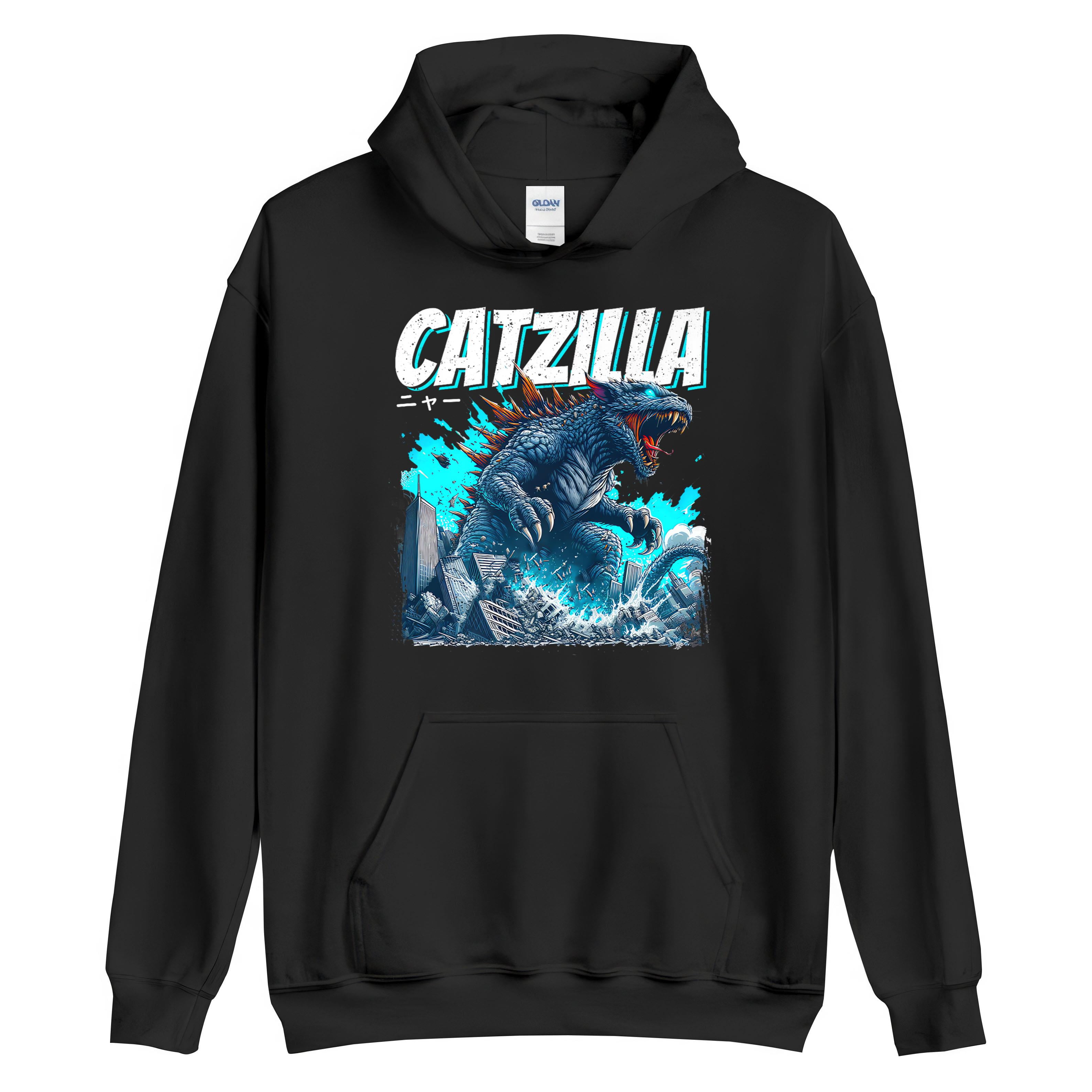 vintage Catzilla T-Shirt - Inspired by Godzilla - Epic Cat Monster ...
