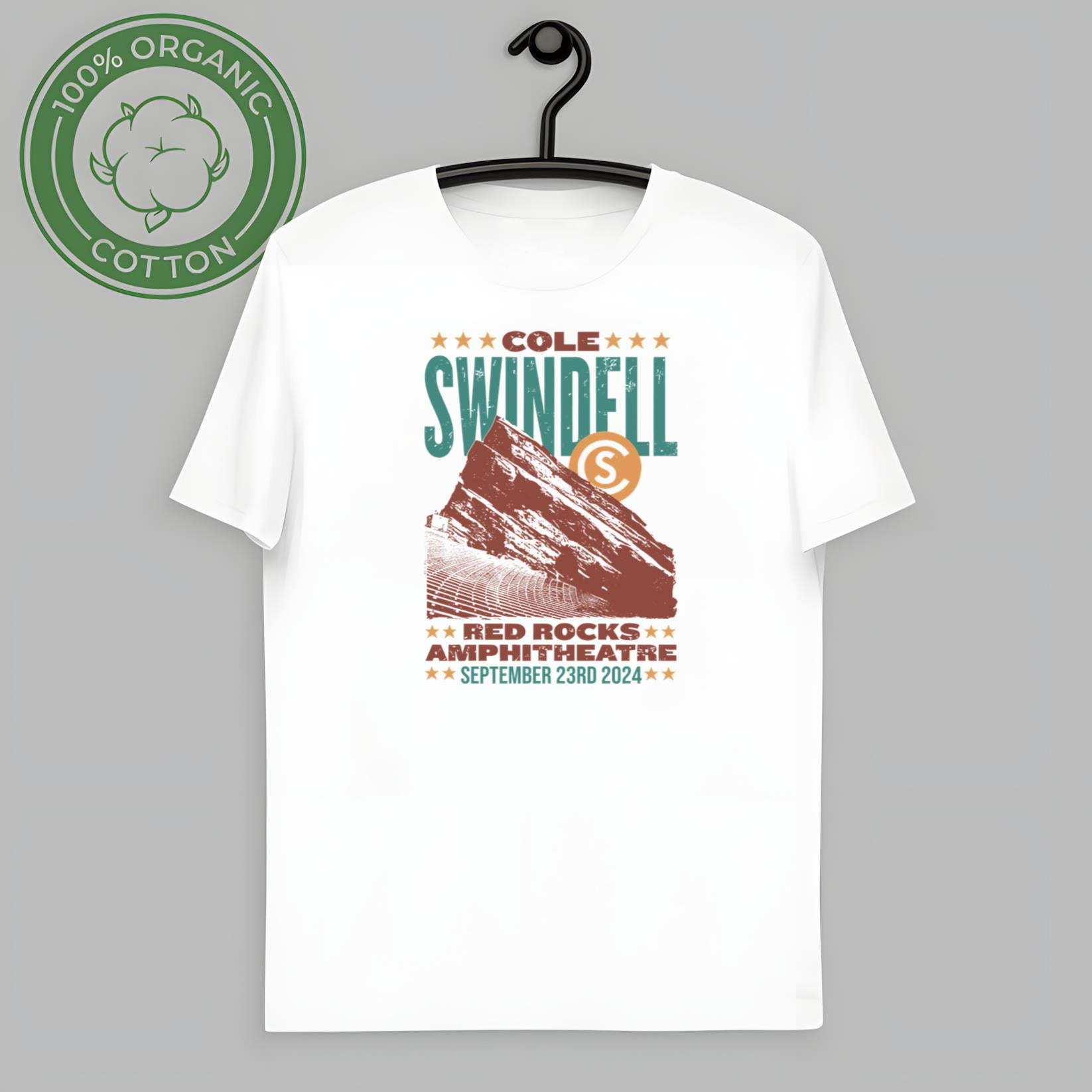 vintage Cole Swindell Red Rocks Amphitheatre September 23rd 2024 Shirt ...