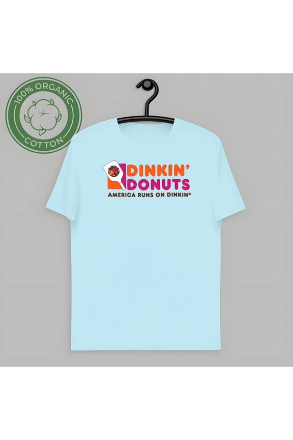 vintage Dinkin' Donuts Pickleball Shirt - America Runs on Dinkin' Tee - Dunkin' Donuts Pickleball Court Clothing - Funny Parody Pickleball Attire-TH52590