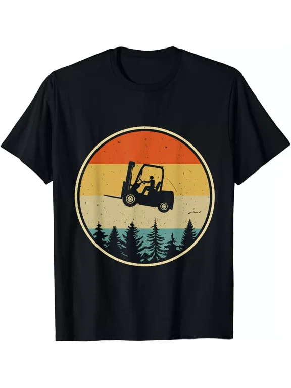 vintage Forklift Certified Forklift Operator Lift Truck Gift Unisex T-Shirt