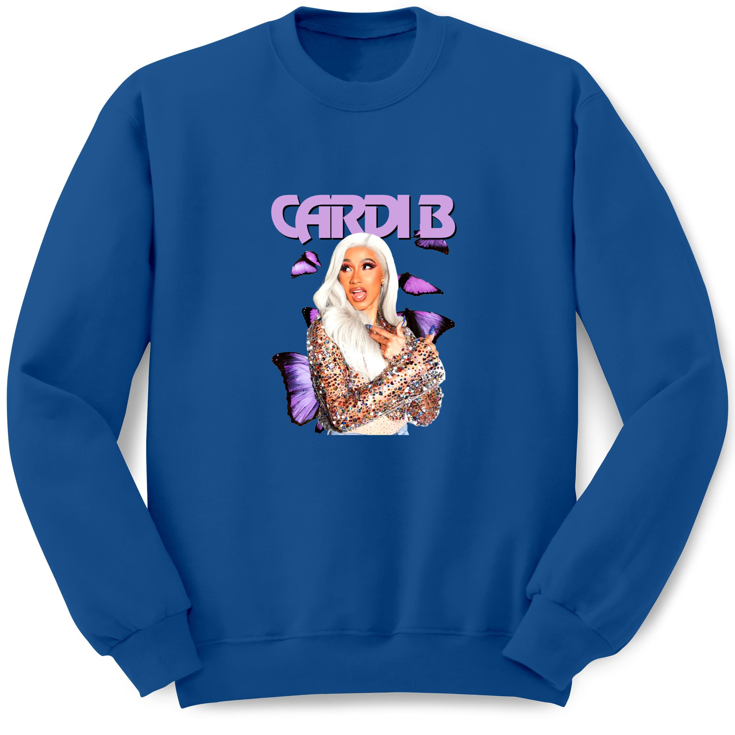 vintage Graphic Hoodie Cardi B-TH49167 - Walmart.com
