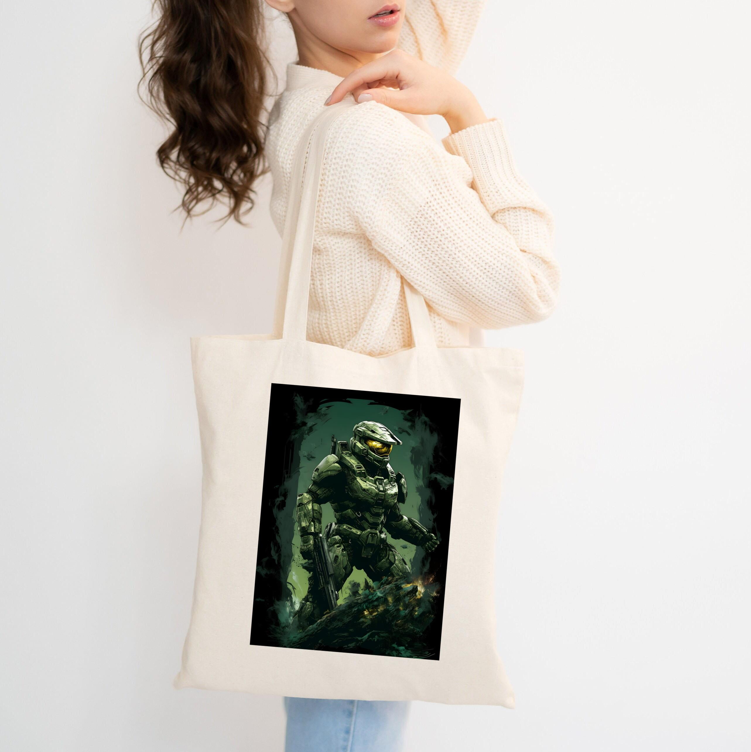 vintage Halo Gaming TBag Vintage Xbox Call of Duty Master Chief Graphic ...