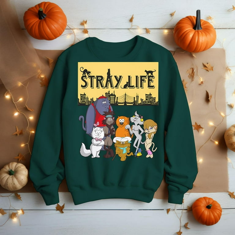 vintage Heathcliff Cartoon Unisex T-Shirt, Stray Life, Cat Lover