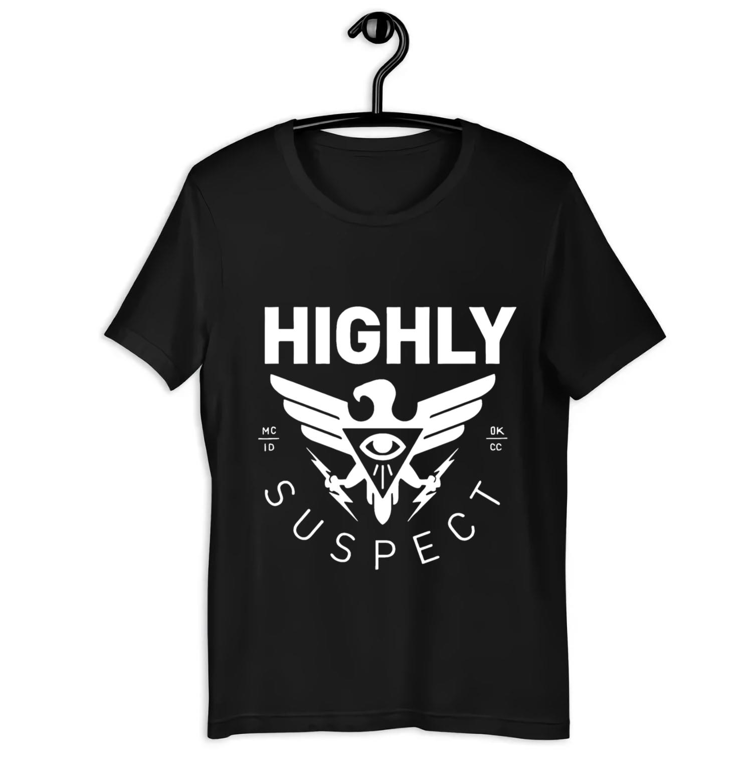 vintage Highly Suspect Rock Band Tour T-Shirt, Unisex T-Shirt ® Your Go To For Effortless Fashion.-TH26849