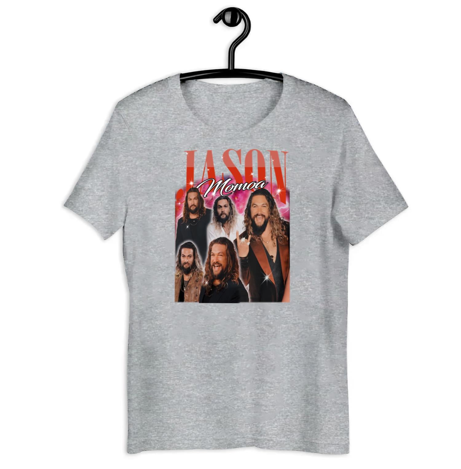 T-shirt Aquaman Jason Momoa - Coton épais - Unisexe - Neuf Avec étiquette - Cadeau Fan Justice League