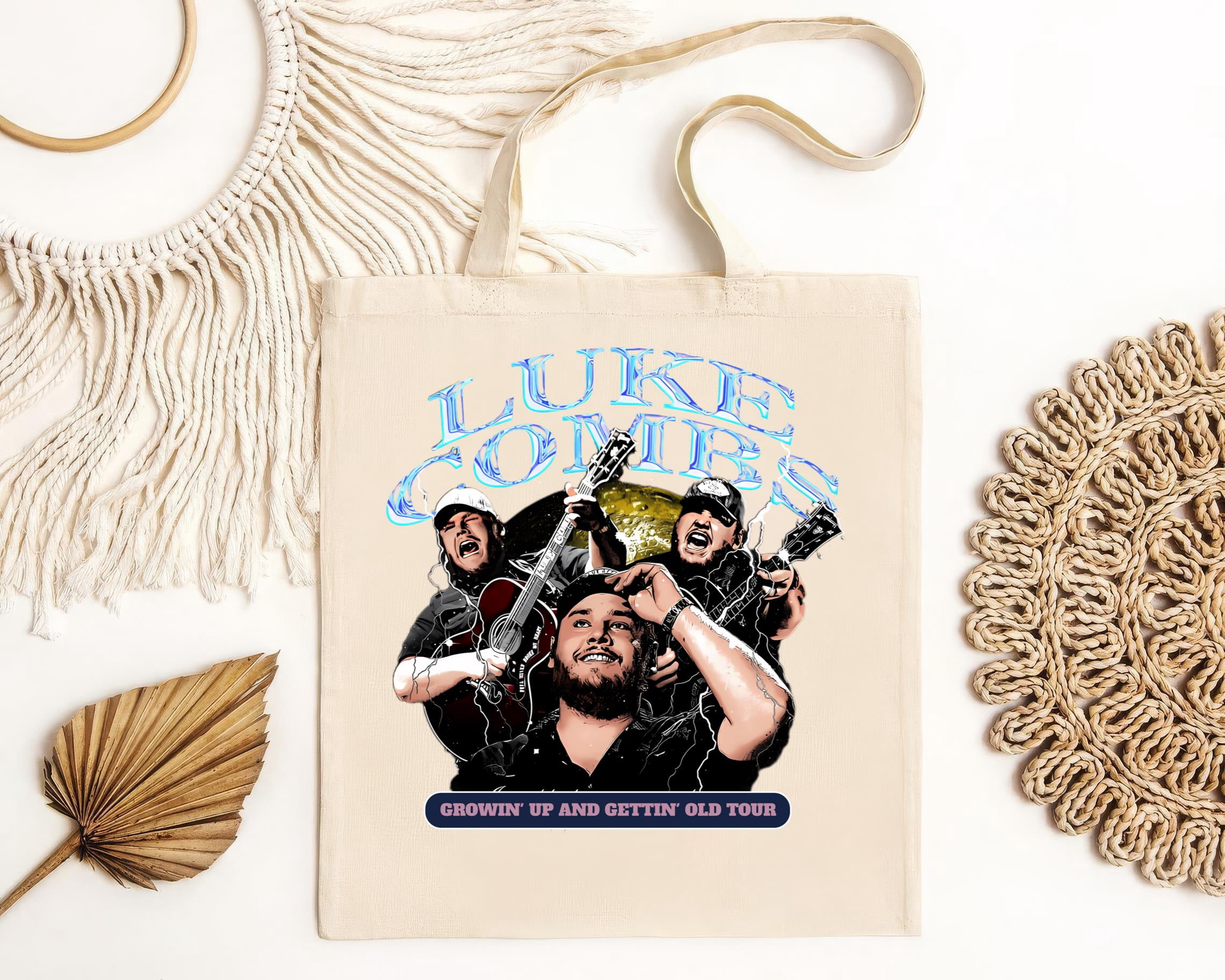 vintage Luke Combs Concert , 2024 Tour Luke Combs Bag, Luke Combs 90s