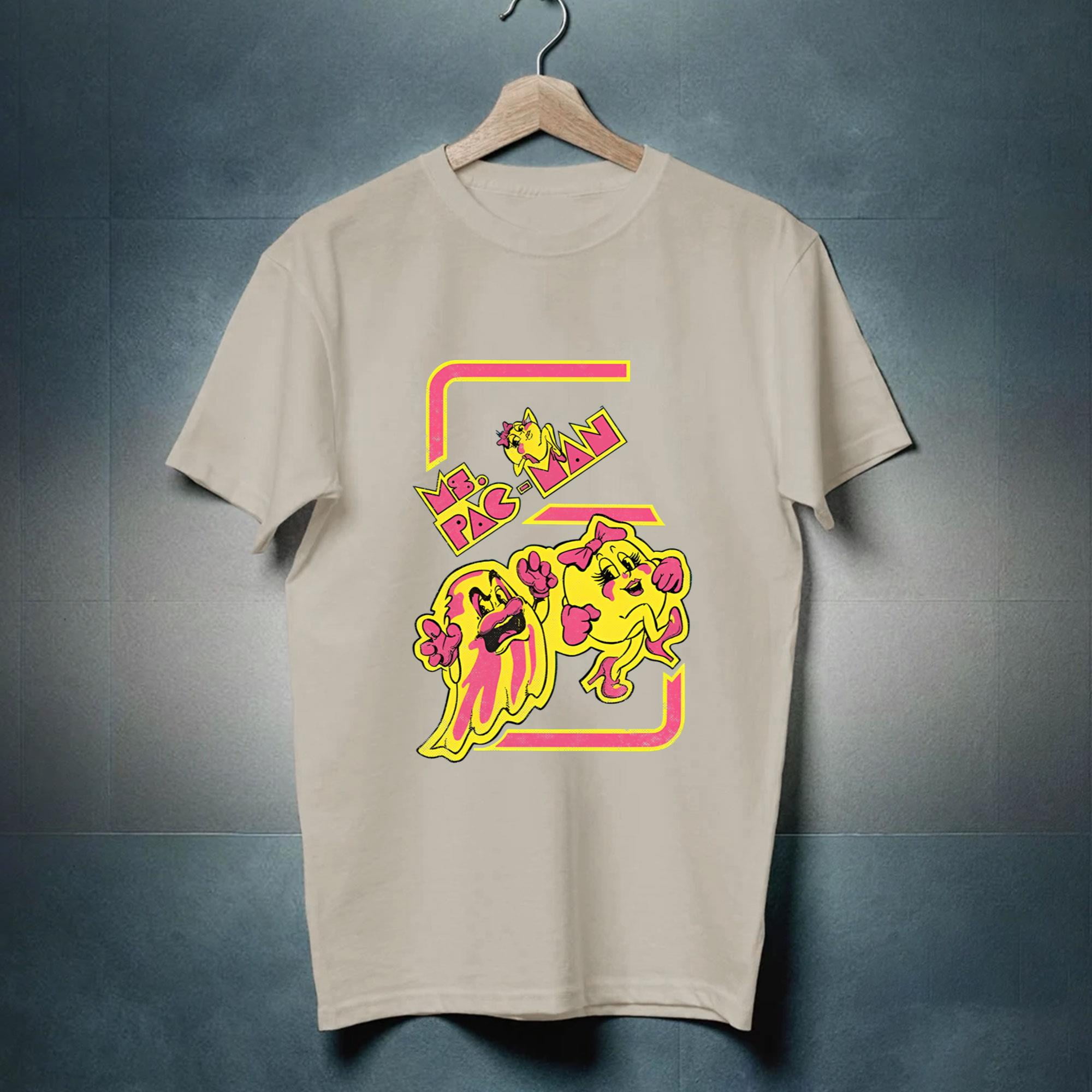 vintage-MS-PAC-MAN-Tshirt-T-
