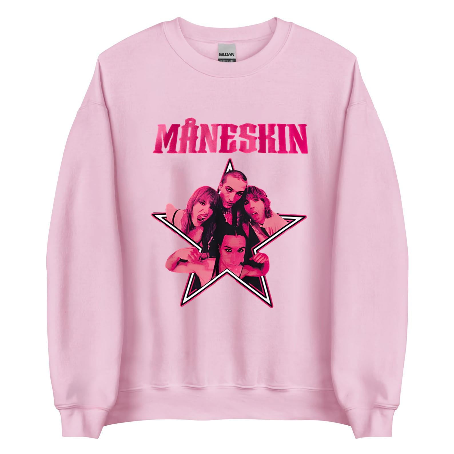 Amazon.com: Måneskin Pink Fisheye T-Shirt : Clothing, Shoes