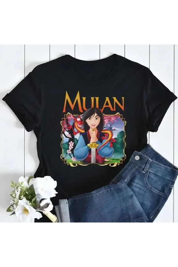 vintage Mulan Beutiful T-Shirt Men Women Unisex 3