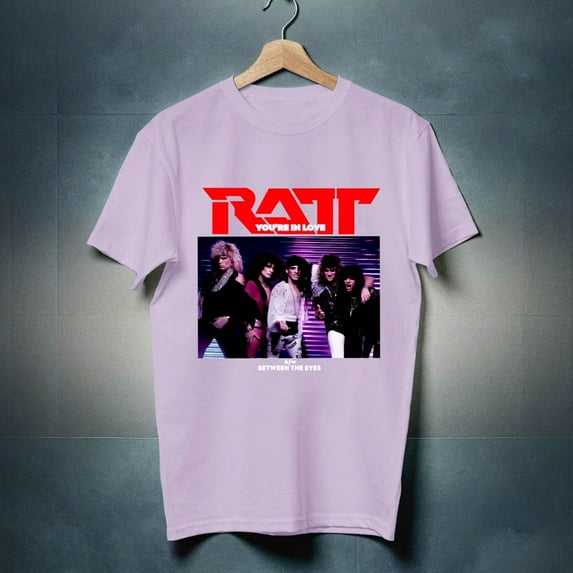 vintage Rare Ratt T-Shirt You'Re In Love 1985 Heavy Metal Band Cotton Black Tee Shirt-TH34201