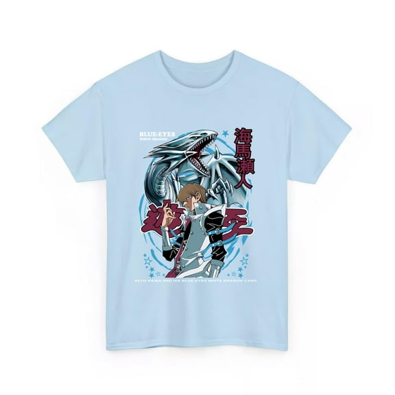 vintage Seto Kaiba Shirt Blue Eyes White Dragon Anime Tshirt Yu Gi Oh Tee YuGiOh T-Shirt-TH33798
