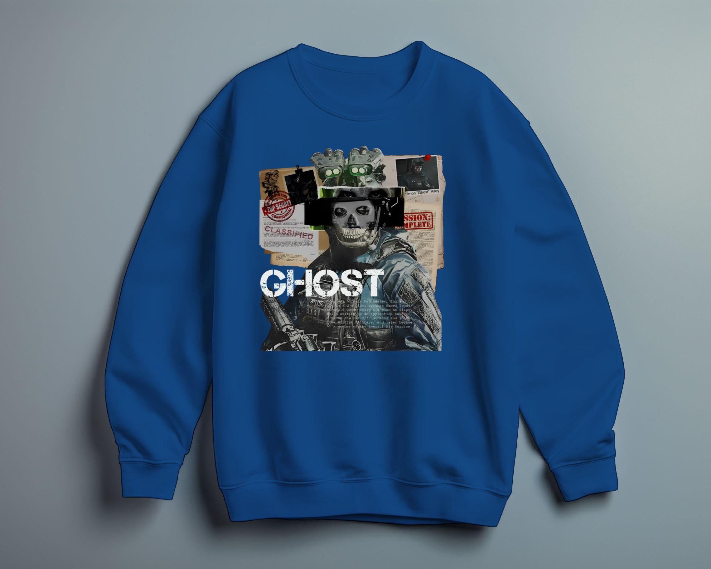 Ghost From Cod Merch vintage Simon Ghost Riley COD 90s Shirt, Bootleg Modern Warfare 1 2 3 ...