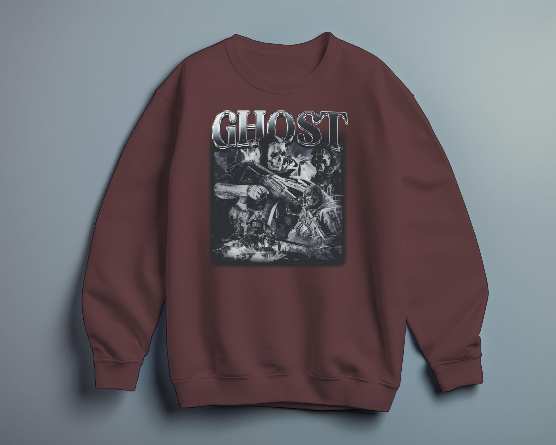 Ghost From Cod Merch vintage Simon Ghost Riley COD 90s Shirt, Bootleg Modern Warfare 1 2 3 ...