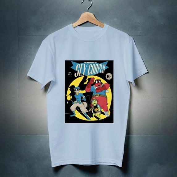 vintage Sly Coopers Adventure Shirt Gift Black Unisex T-Shirt-TH24179