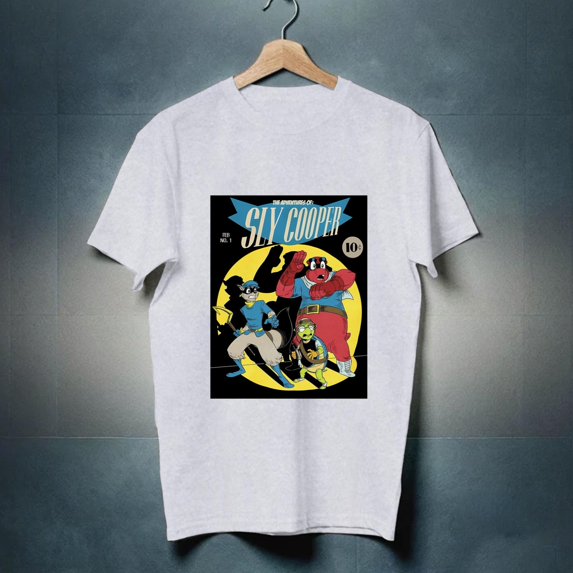 vintage Sly Coopers Adventure Shirt Gift Black Unisex T-Shirt-TH24179
