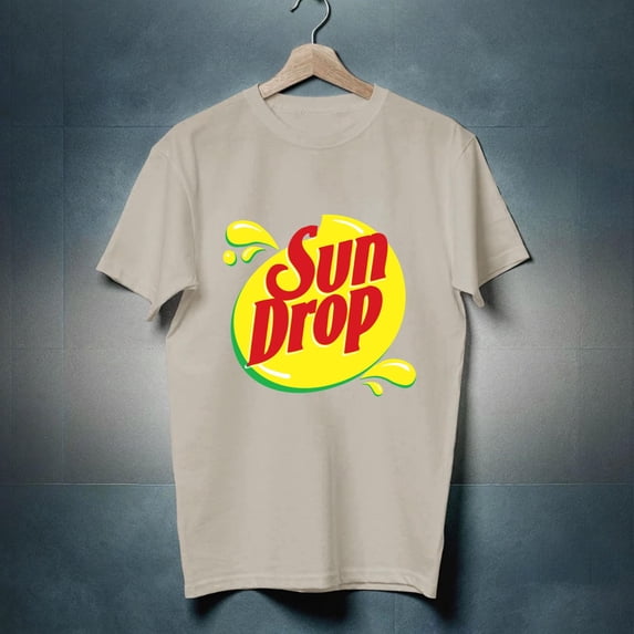 vintage Sun Drop Lemon Drink Men's Black T-shirt Size S to 5XL-TH31086