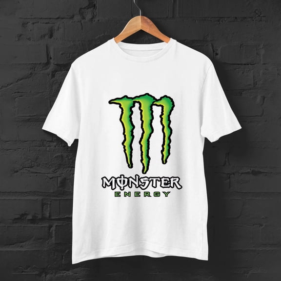 vintage T-Shirt MONSTER ENRG DRINK Design Logo Print T-Shirt All Size Free Shipping-TH34515