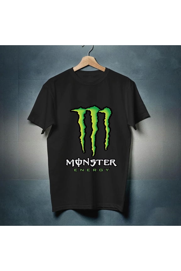 vintage T-Shirt MONSTER ENRG DRINK Design Logo Print T-Shirt All Size Free Shipping-TH34515