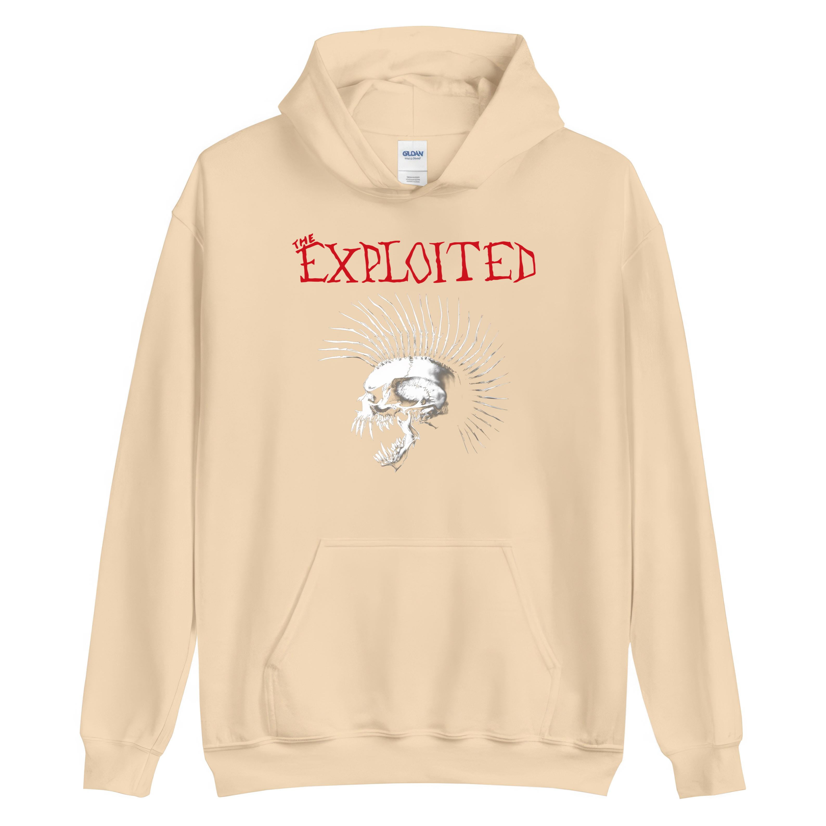 The Exploited Vintage Skull Rückenaufnäher