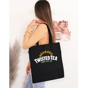 vintage Twisted Tea Bag - 2 Side - Choose Your Color Tsh_799_5TBag-Black-TH32151